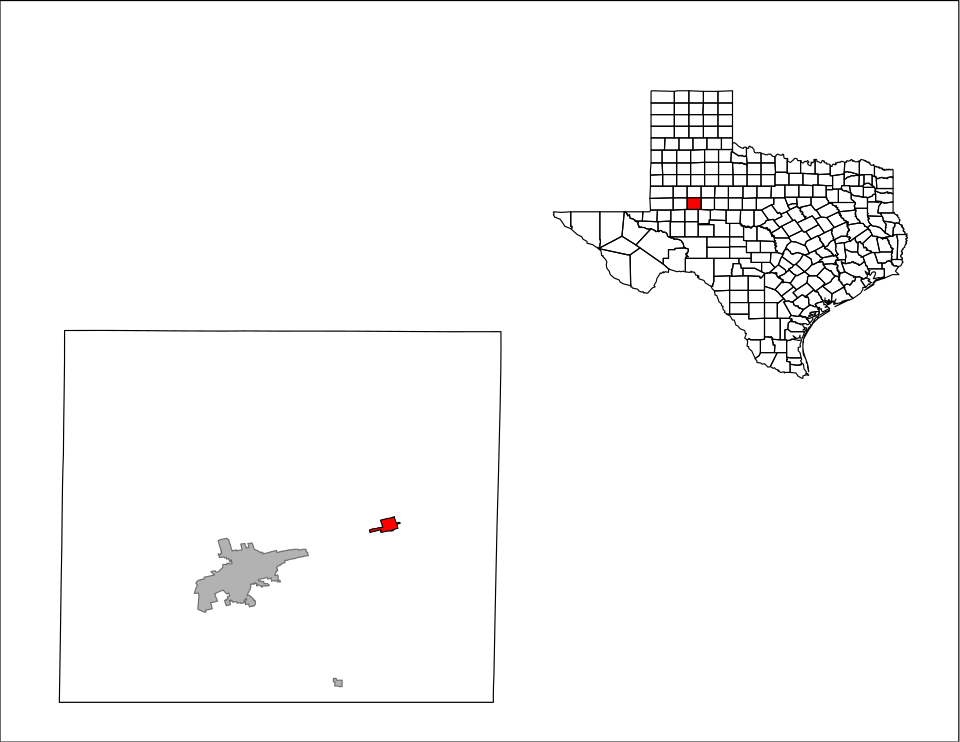 Locator map of Coahoma