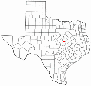 Locator map of Moody