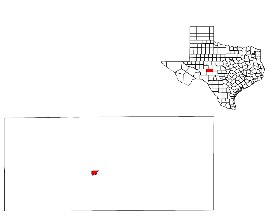 Locator map of Eldorado