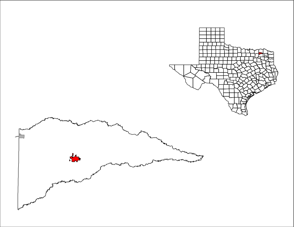 Locator map of Cooper