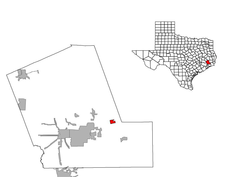 Locator map of Daisetta