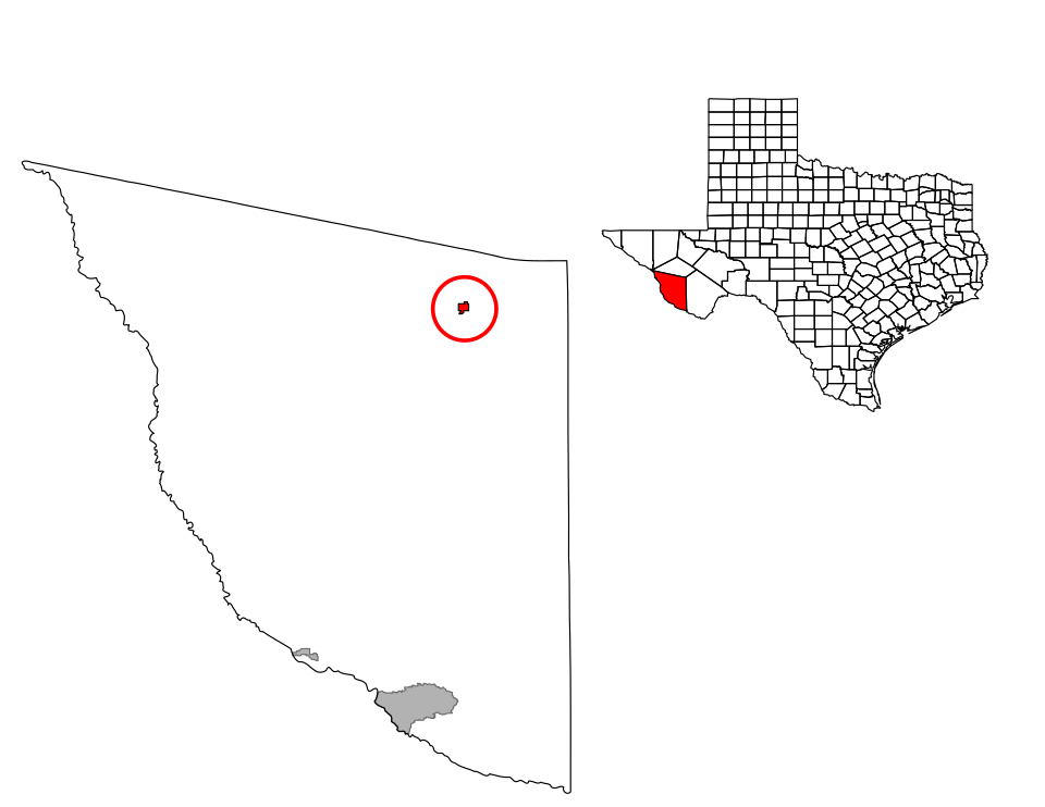 Locator map of Marfa