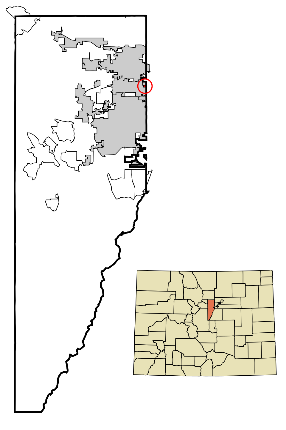 Locator map of Mountain View