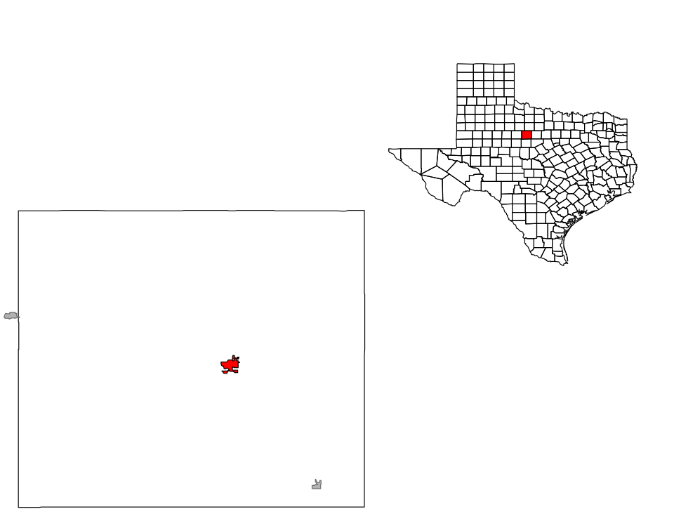 Locator map of Albany