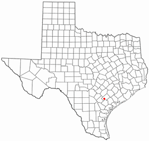 Locator map of Yorktown