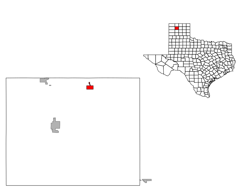Locator map of Sunray
