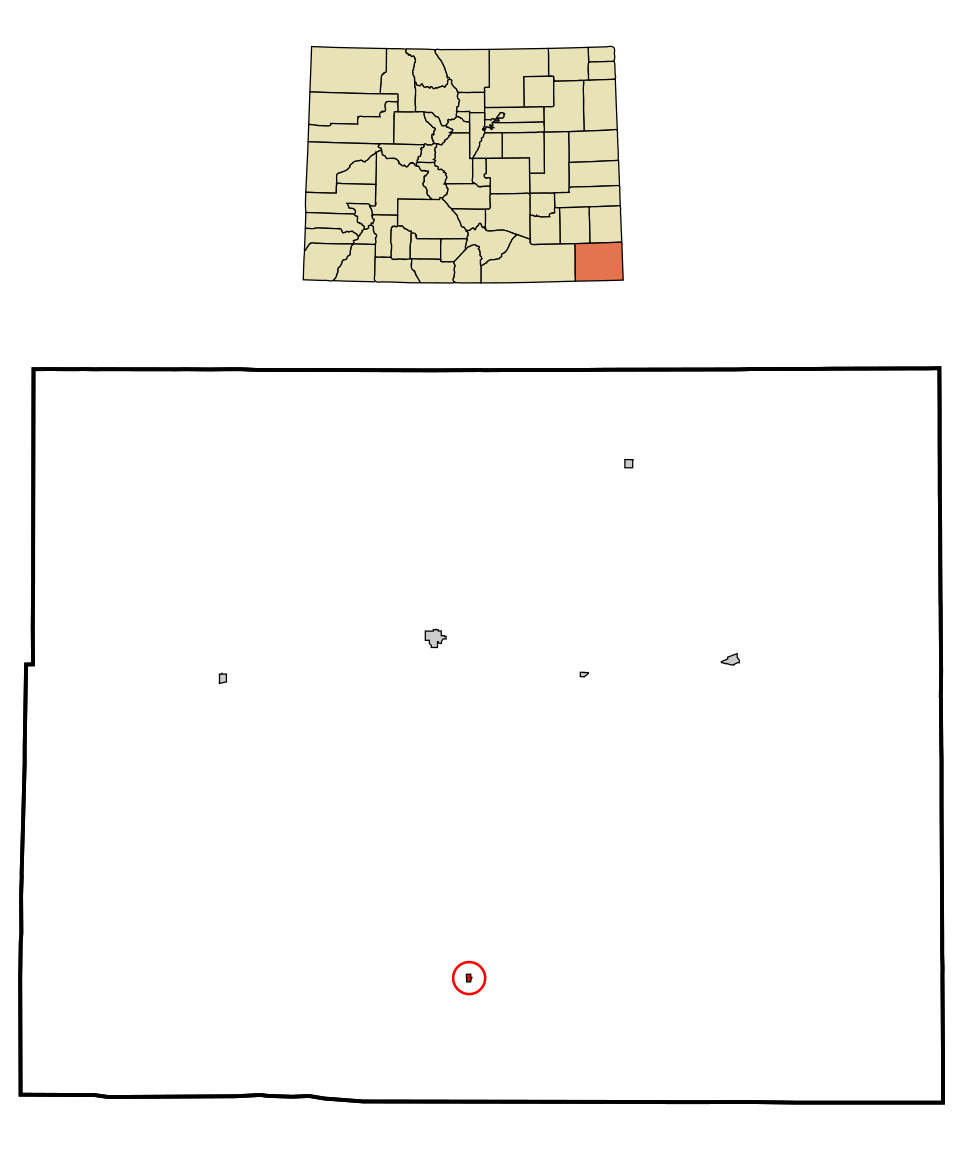 Locator map of Campo