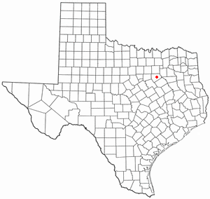 Locator map of Garrett