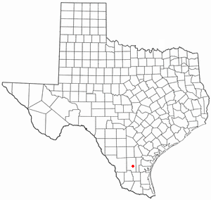 Locator map of Benavides