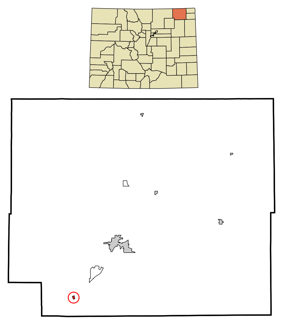 Locator map of Merino