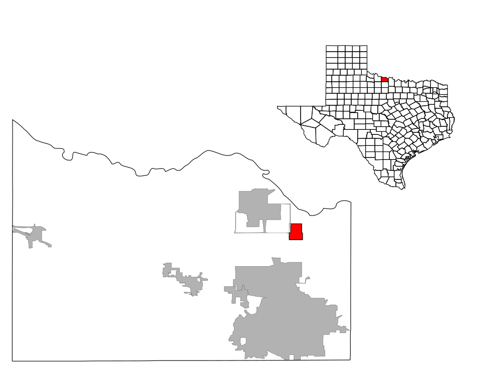 Locator map of Cashion Community