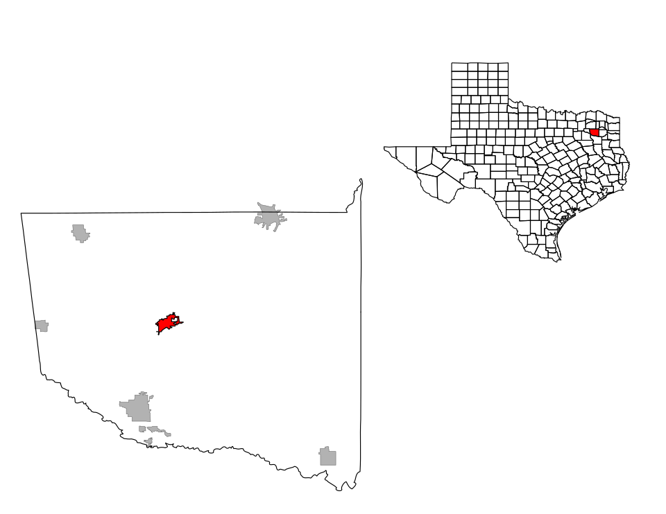 Locator map of Quitman