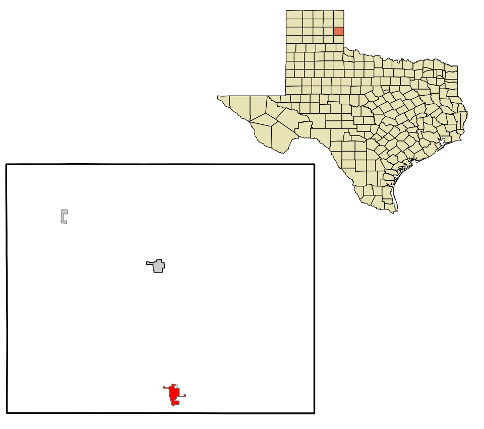Locator map of Shamrock