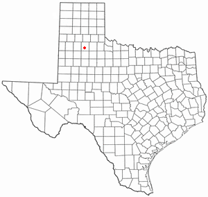 Locator map of Floydada