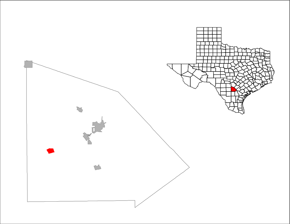 Locator map of Charlotte
