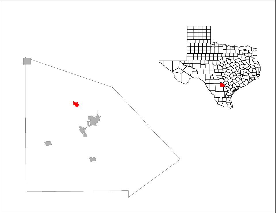 Map of Poteet