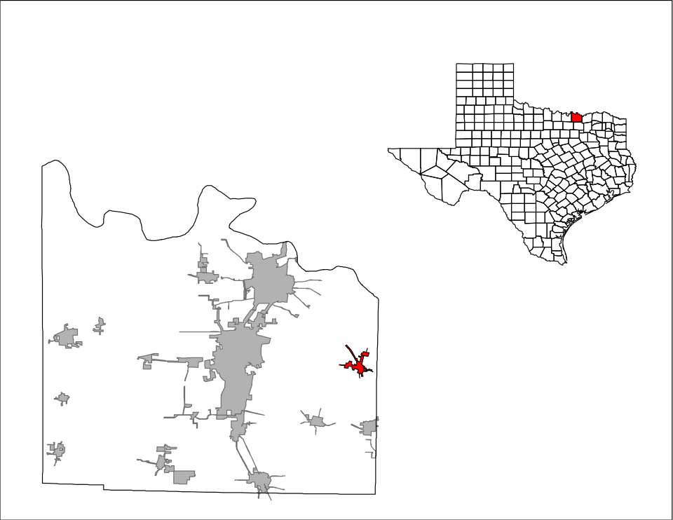 Locator map of Bells