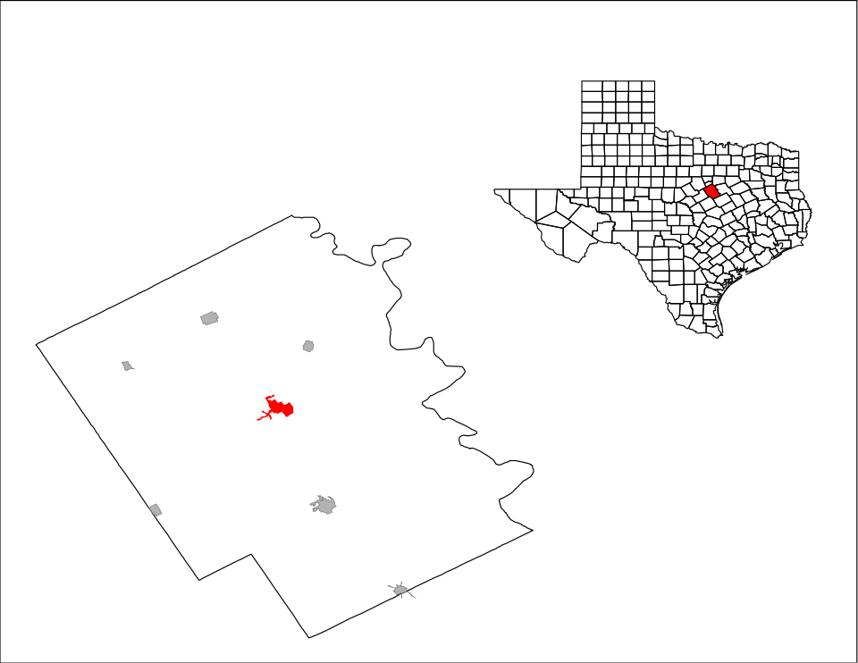 Locator map of Meridian