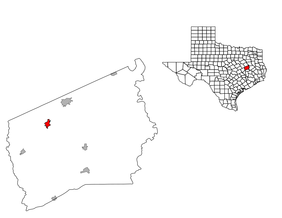 Locator map of Jewett