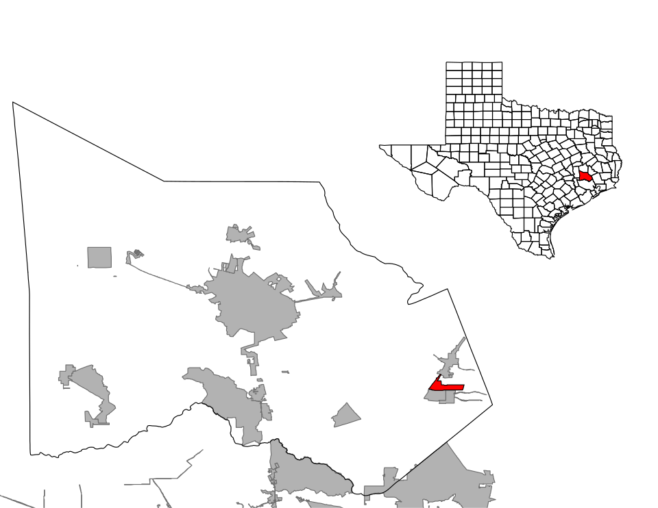 Locator map of Patton