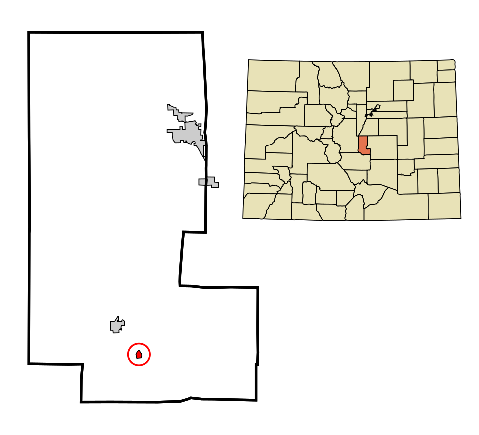 Locator map of Victor