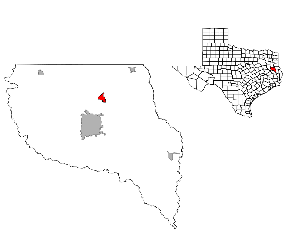Locator map of Appleby