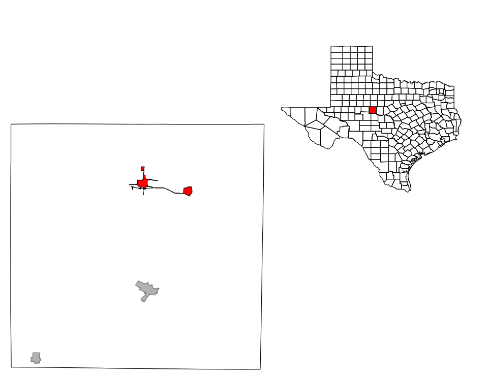 Locator map of Winters