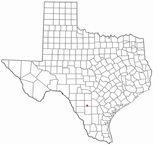 Locator map of Dilley