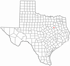 Locator map of Mildred