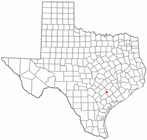 Locator map of Shiner
