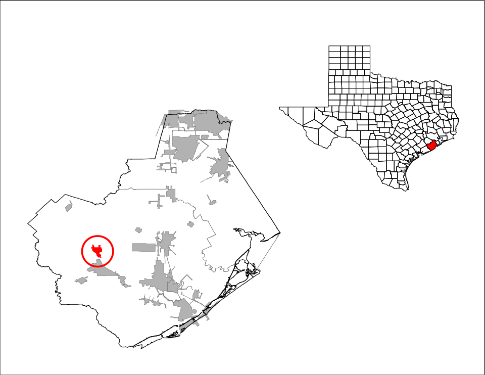 Map of West Columbia