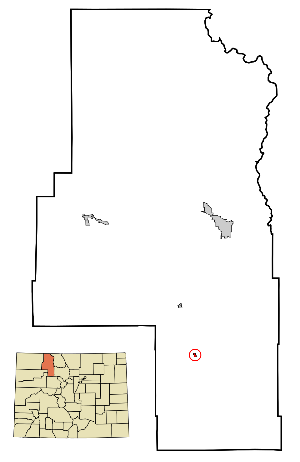 Locator map of Yampa