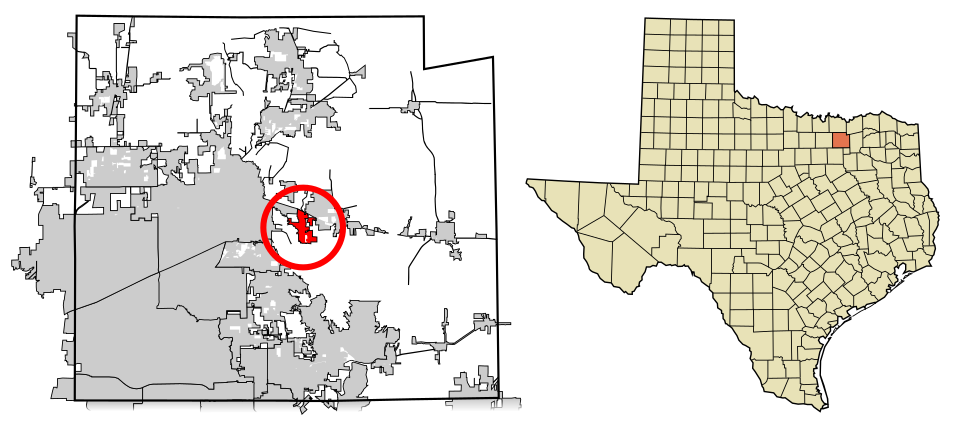 Locator map of Lowry Crossing