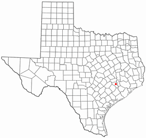 Locator map of Bellville