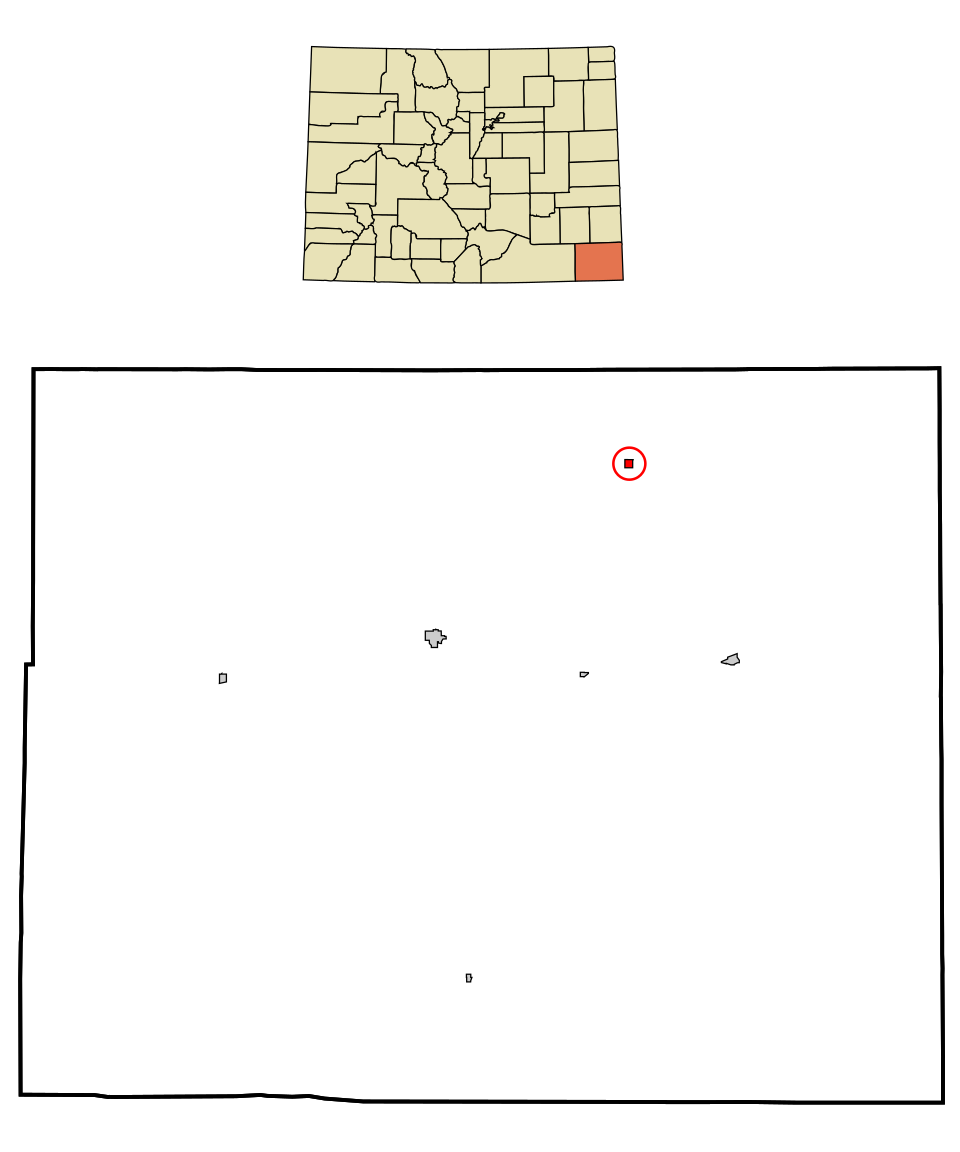 Locator map of Two Buttes