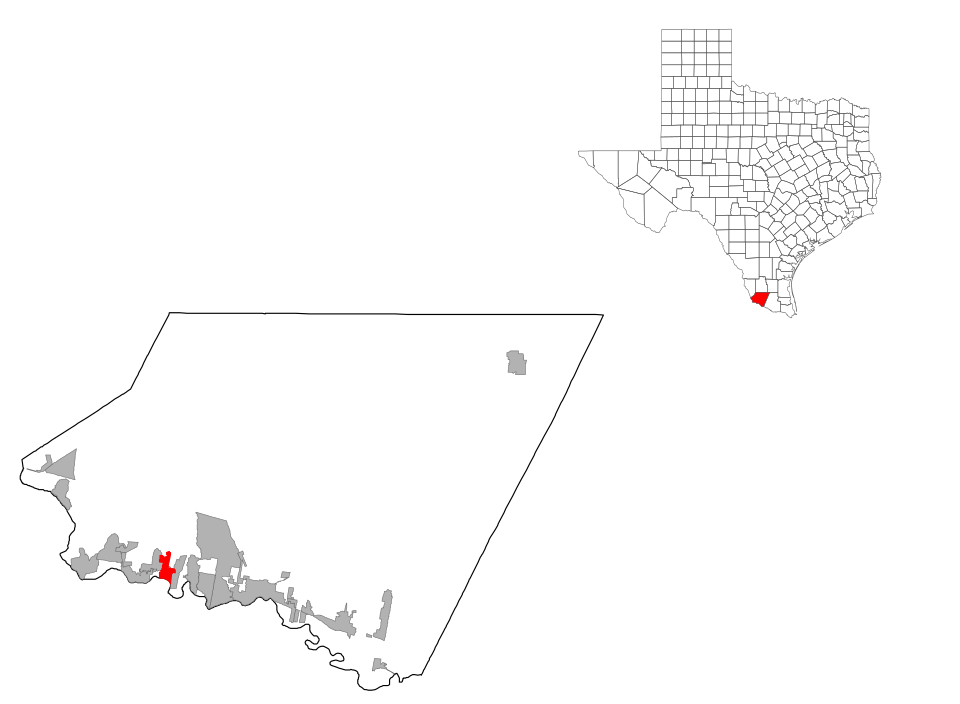 Locator map of Escobares
