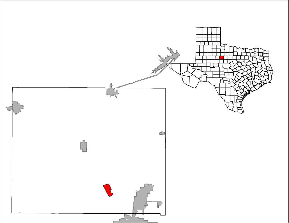 Locator map of Hawley