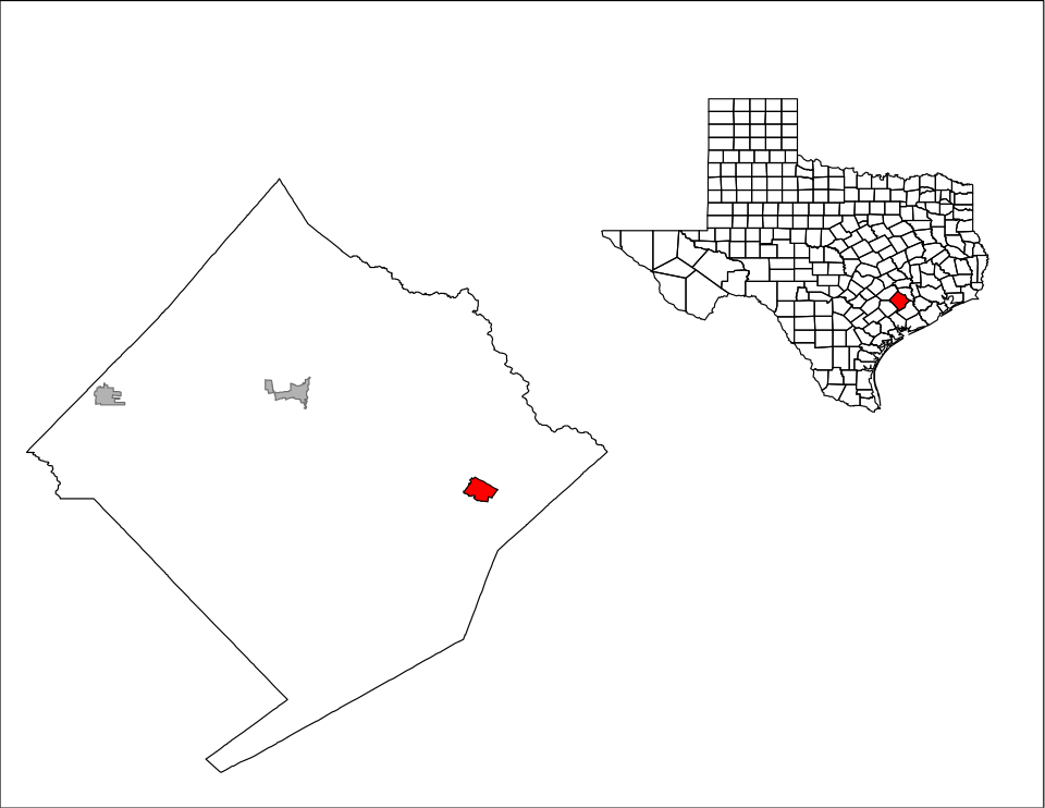 Locator map of Eagle Lake