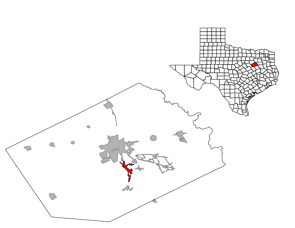 Locator map of Angus