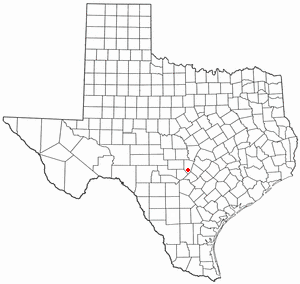Locator map of Blanco