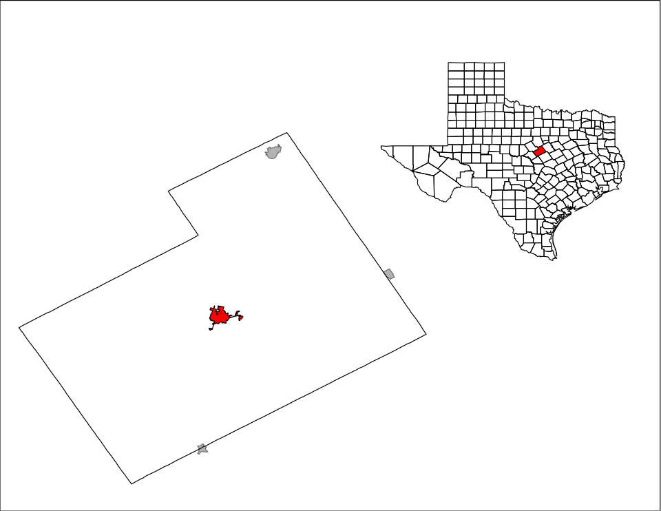 Locator map of Hamilton