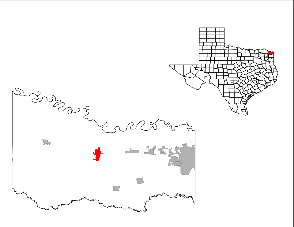Map of New Boston