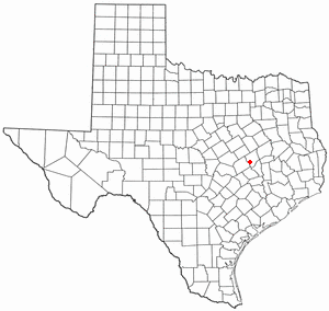 Locator map of Hearne