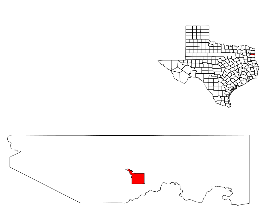 Locator map of Jefferson
