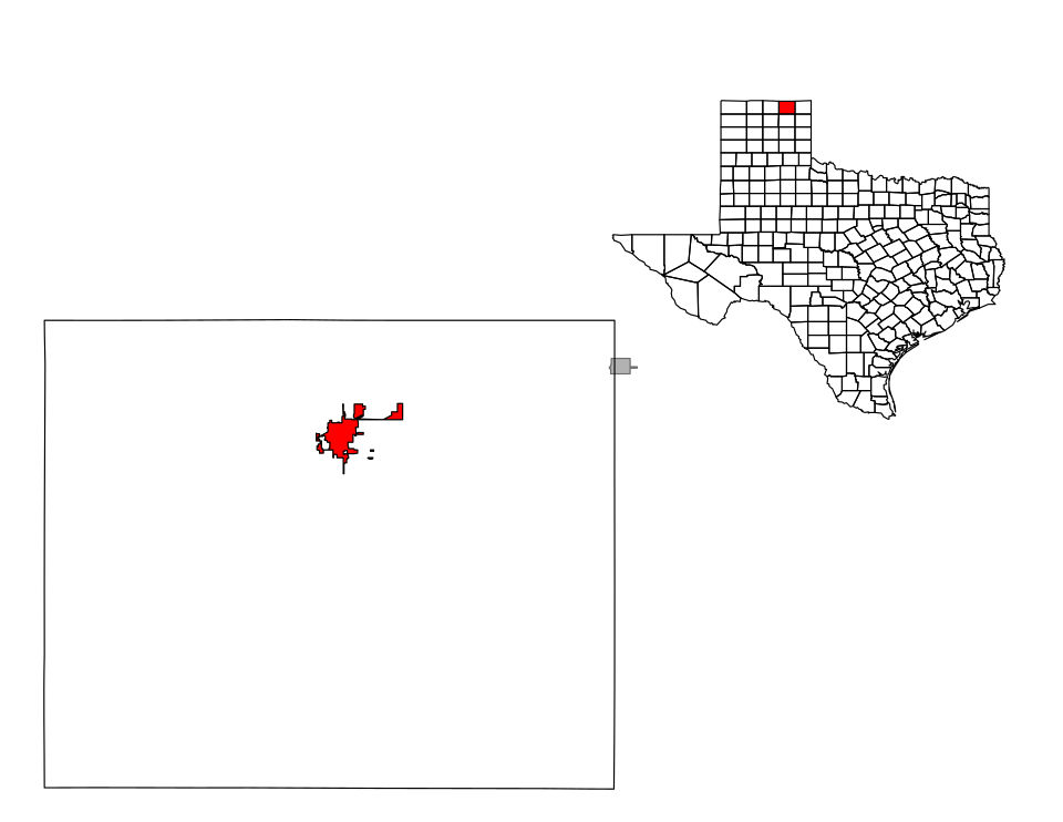 Map of Perryton