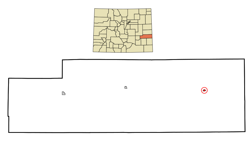 Locator map of Sheridan Lake