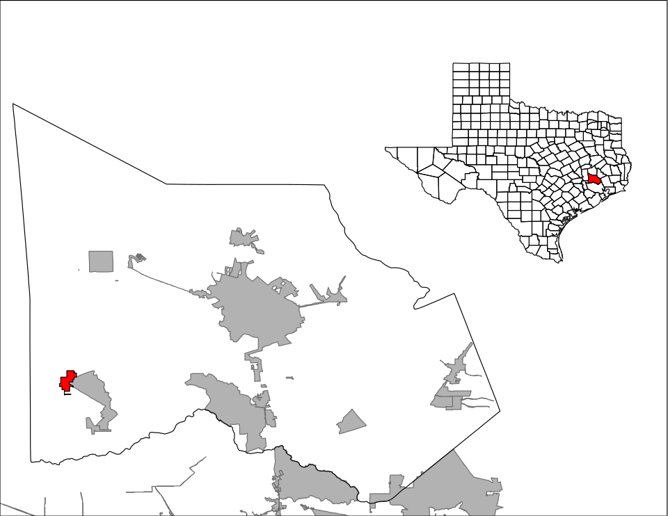 Locator map of Magnolia