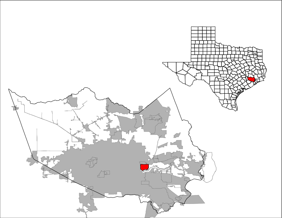 Map of Galena Park