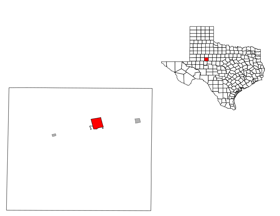 Locator map of Colorado