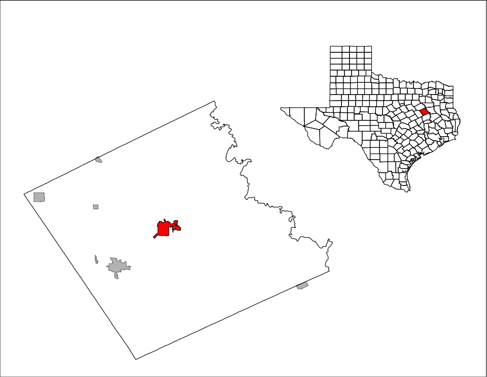 Locator map of Fairfield